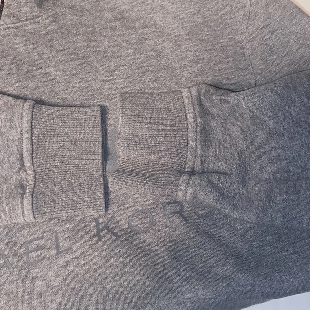 Michael Kors gray hooded sweatshirt size M